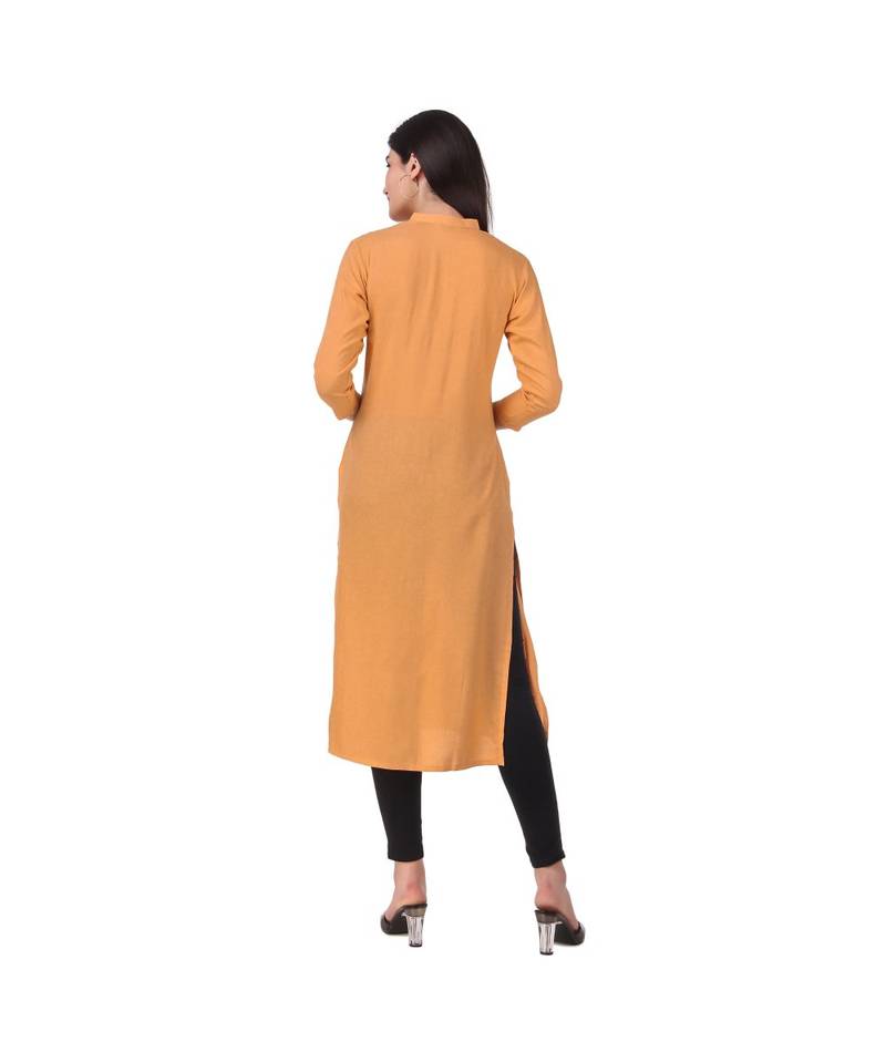 BEIGE RAYON kurti