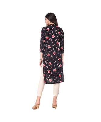 BLACK RAYON kurti 2