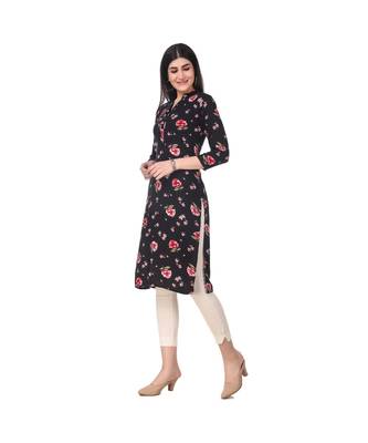 BLACK RAYON kurti 4