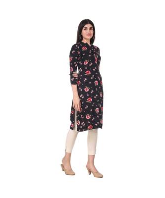 BLACK RAYON kurti 5