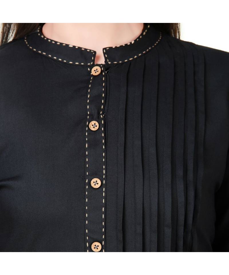 BLACK RAYON kurti