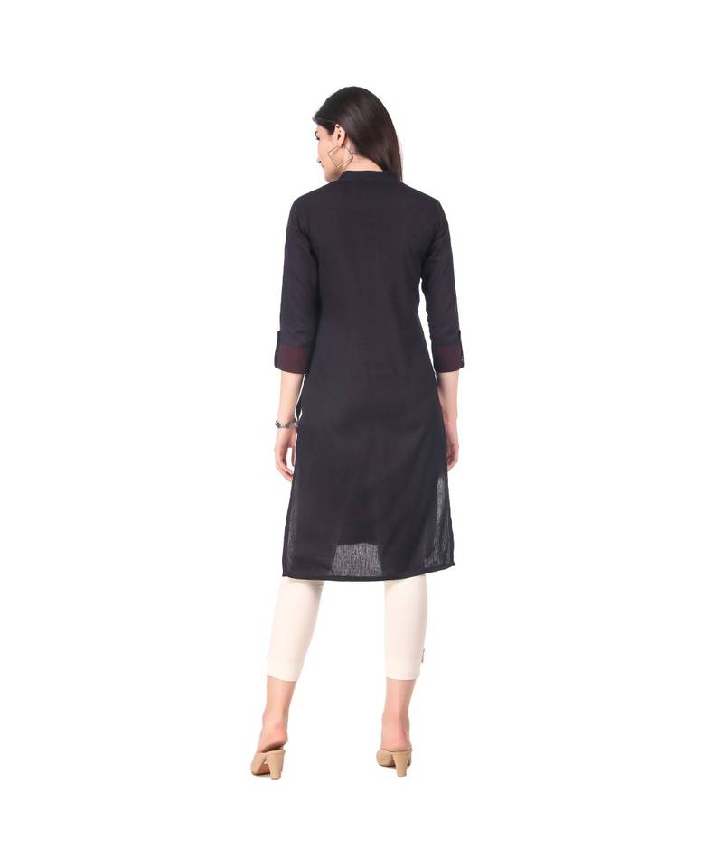 BLACK RAYON kurti