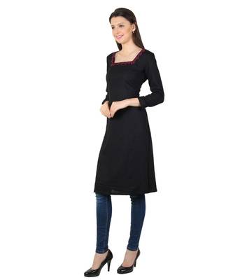 BLACK RAYON kurti 1