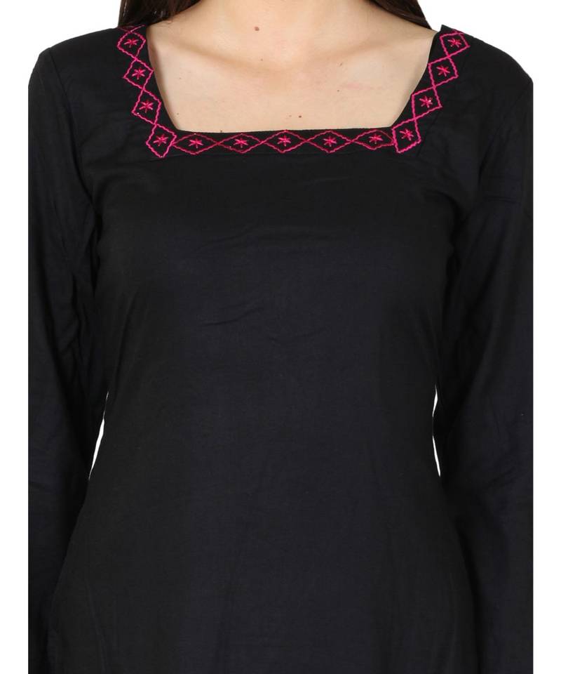 BLACK RAYON kurti