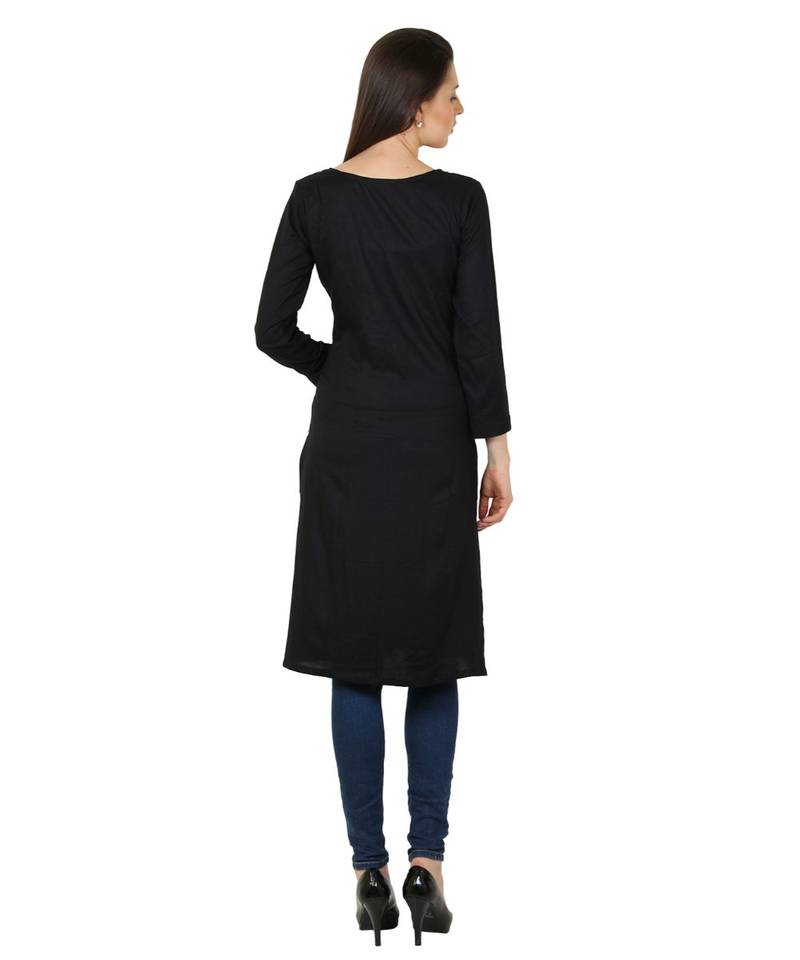 BLACK RAYON kurti