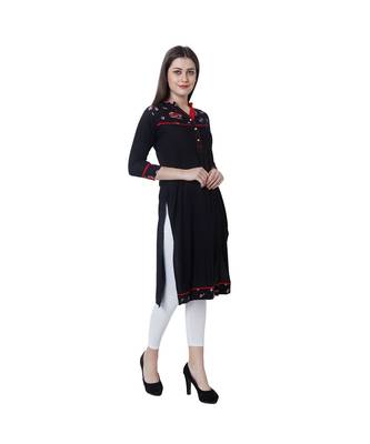 BLACK RAYON kurti 2