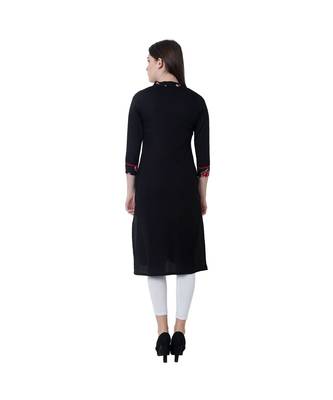 BLACK RAYON kurti 4