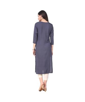 GREY RAYON kurti 2