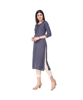GREY RAYON kurti 4
