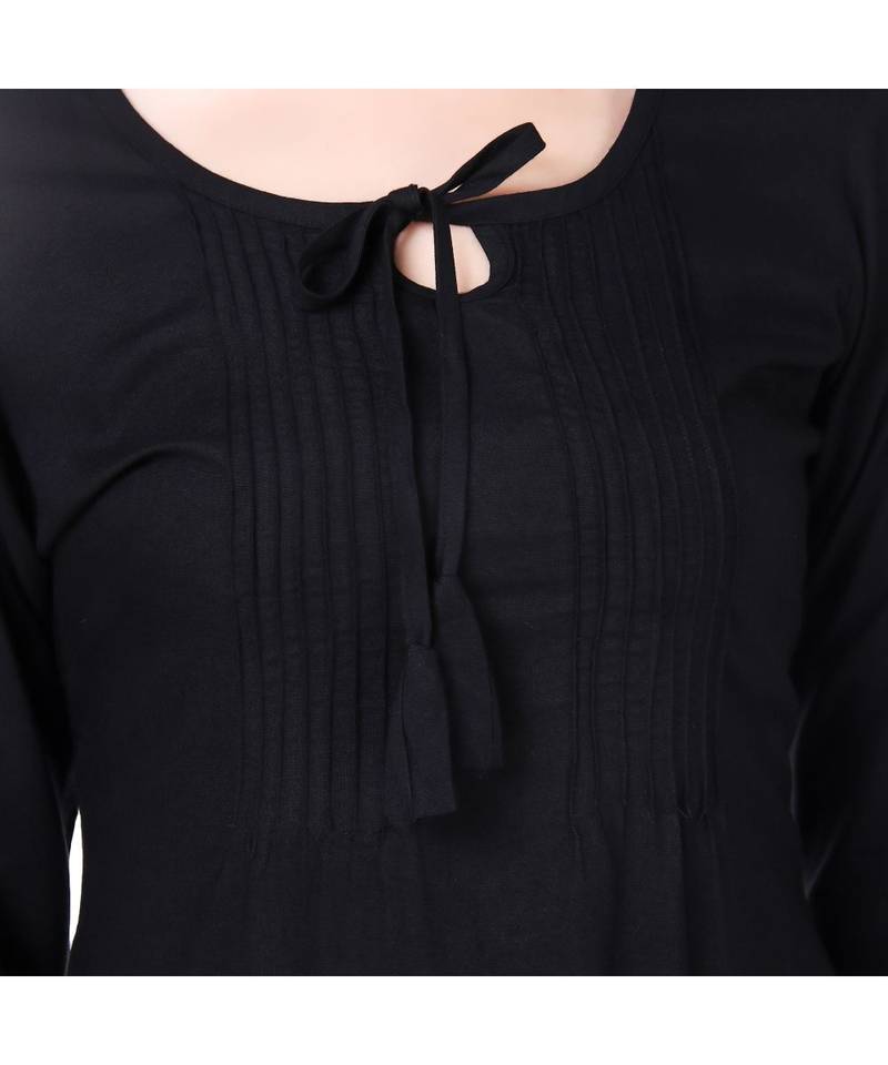 BLACK RAYON kurti