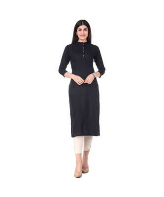 BLACK RAYON kurti 3