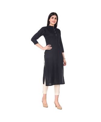 BLACK RAYON kurti 5