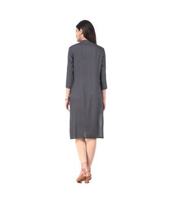 GREY RAYON kurti 2