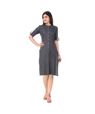 GREY RAYON kurti 3