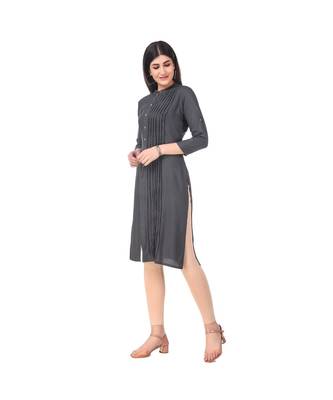 GREY RAYON kurti 5