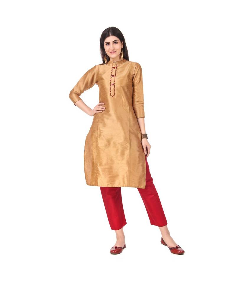 MUSTARD RAYON kurti
