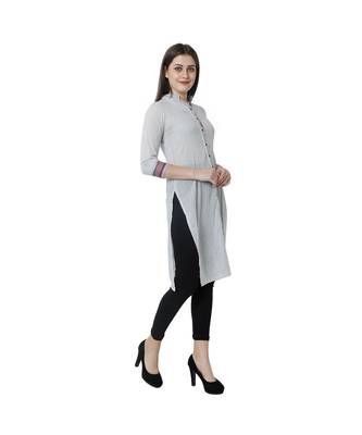 WHITE RAYON kurti 2