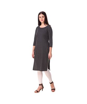 Black Rayon  Kurti 3
