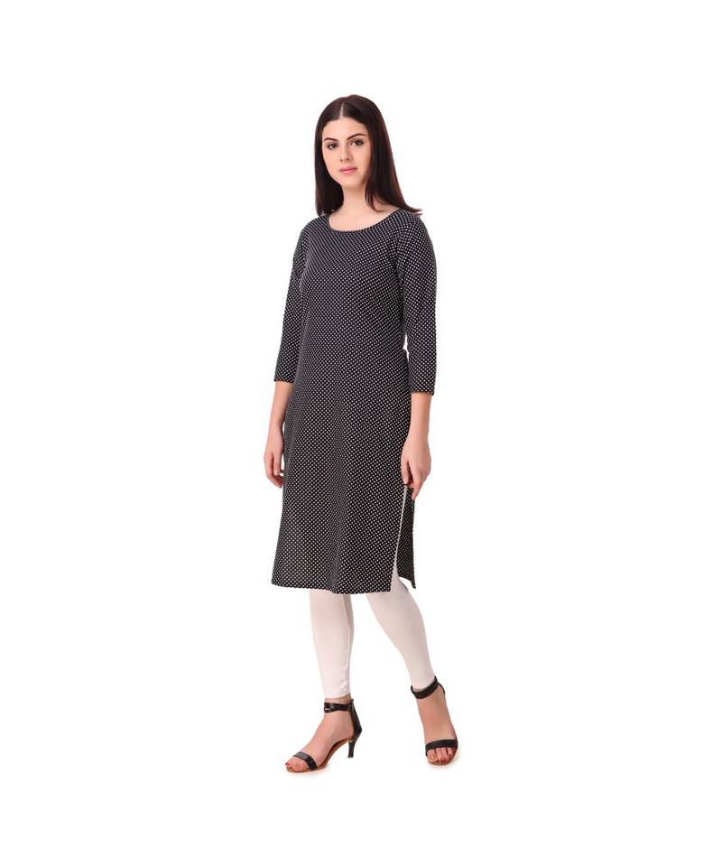 Black Rayon  Kurti