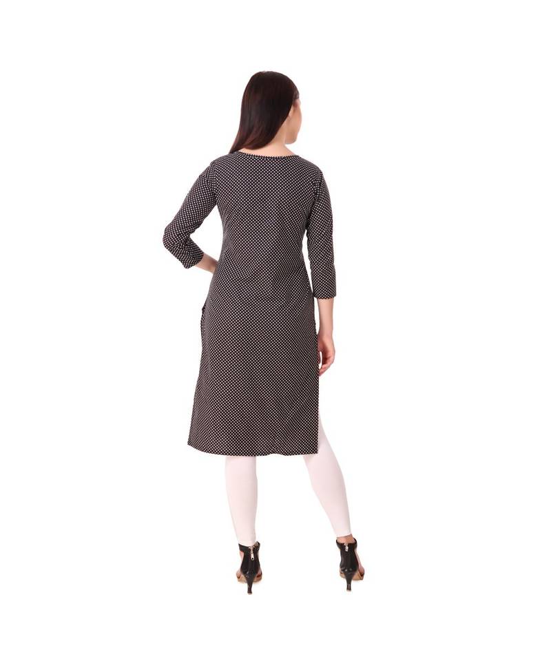 Black Rayon  Kurti