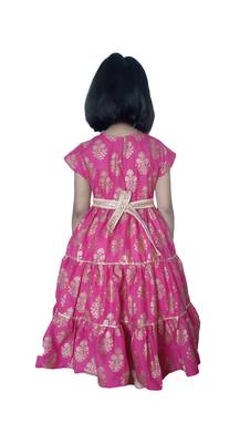 Purple 100%, pure cotton Maxi,Dress Gown by Anitabalia_label.Purse free 2