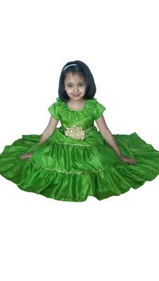 Green 100%, pure cotton Maxi,Dress Gown by Anitabalia_label.Purse free 2
