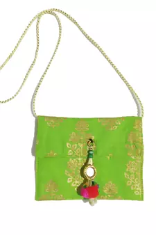 Green 100%, pure cotton Maxi,Dress Gown by Anitabalia_label.Purse free