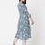 Grey  color Printed Kurta Set
