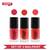 Fauve - FN15 Nail Paint - Rosy Pink Matte  Shiny Red Matte  Orange Matte (Set of 3) - 8 ml Each
