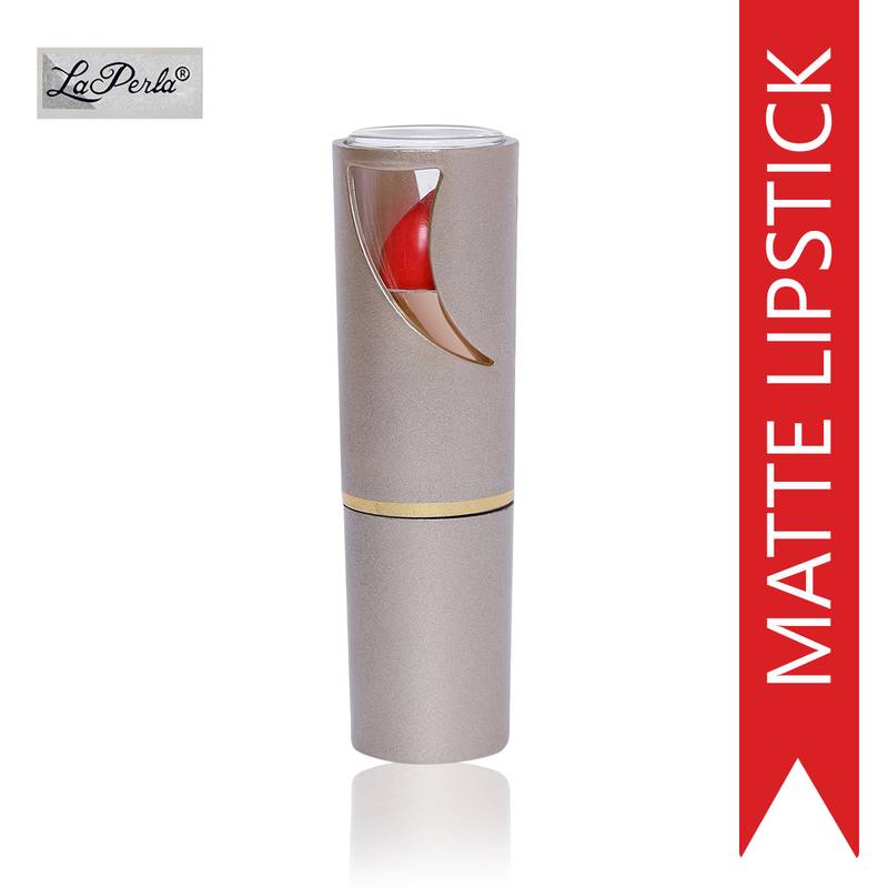 La Perla Creamy Matte Tangy Orange Lipstick-4.5 gm
