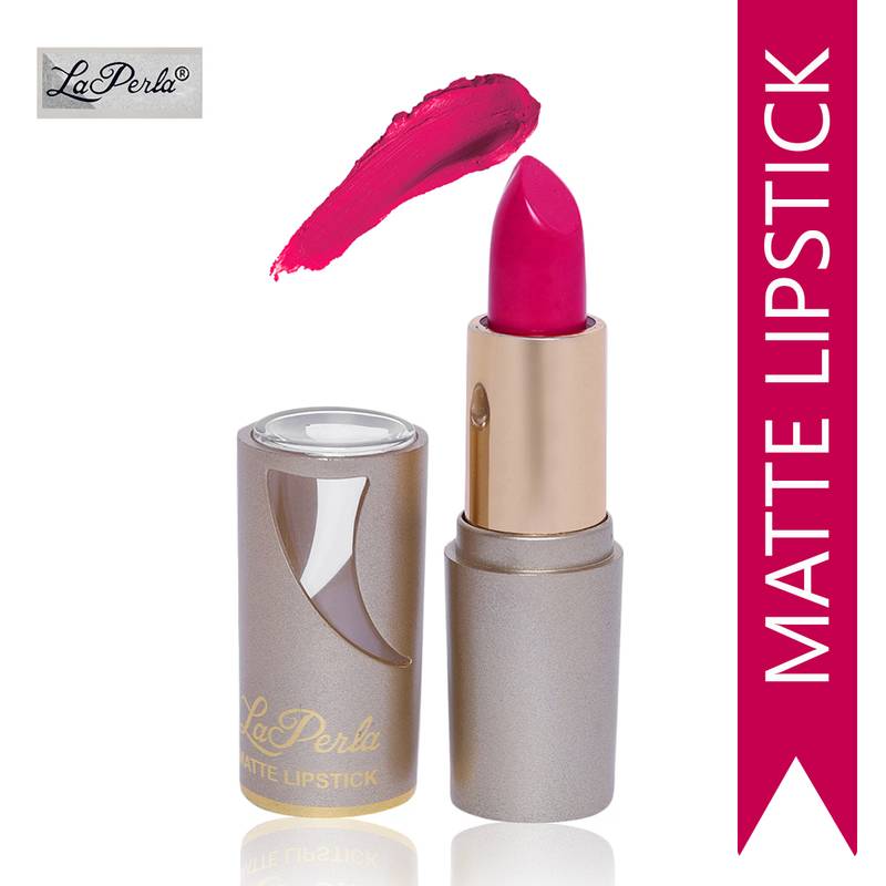 La Perla Creamy Matte Pink Perfect Lipstick-4.5 gm