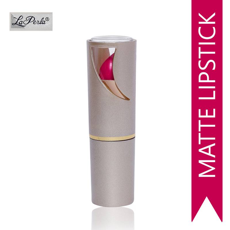 La Perla Creamy Matte Pink Perfect Lipstick-4.5 gm