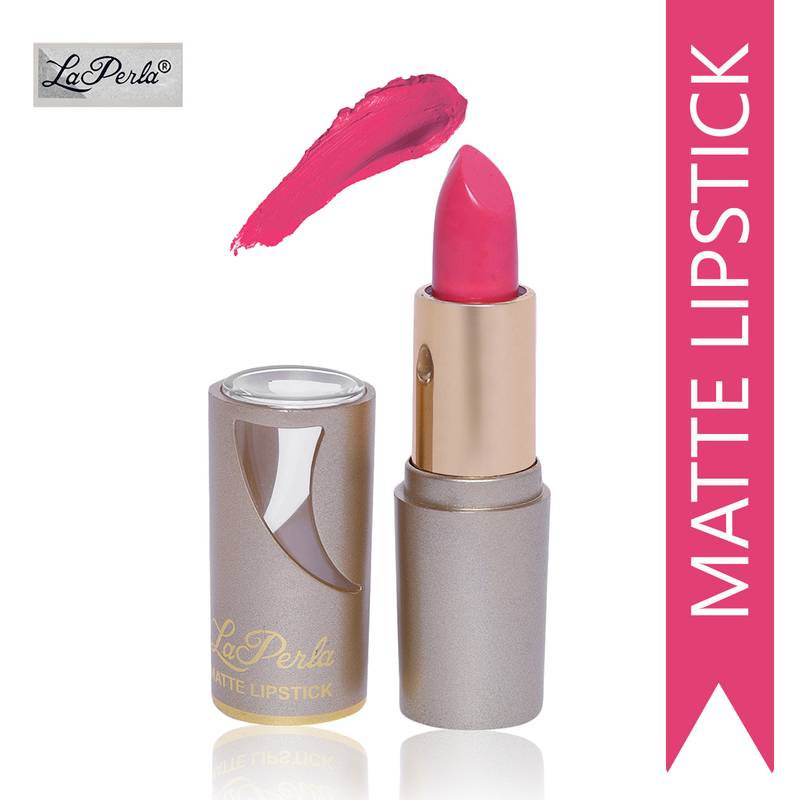 La Perla Creamy Matte Baby Pink Lipstick-4.5 gm