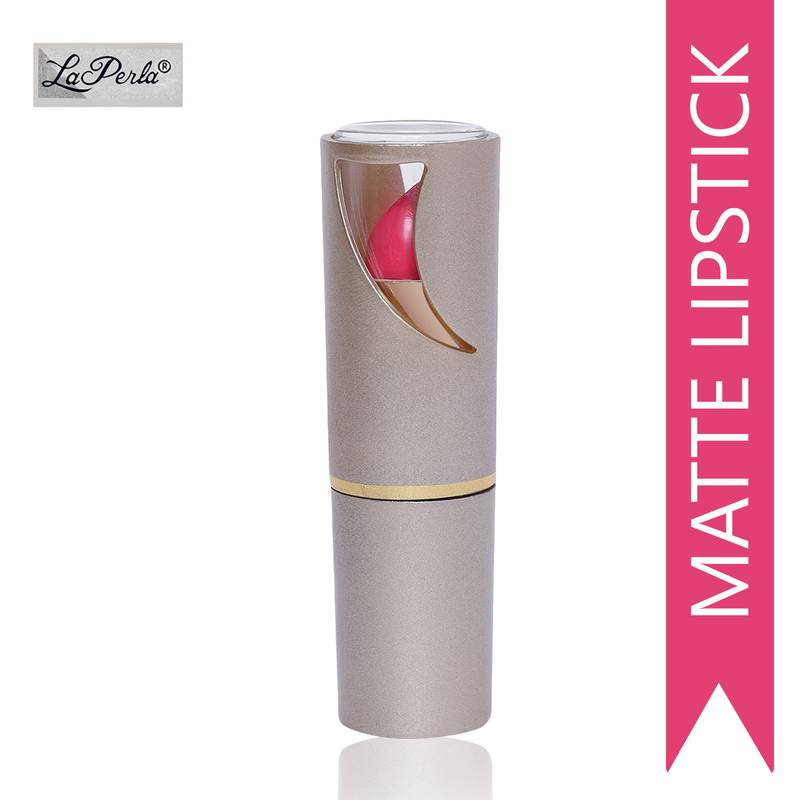 La Perla Creamy Matte Baby Pink Lipstick-4.5 gm
