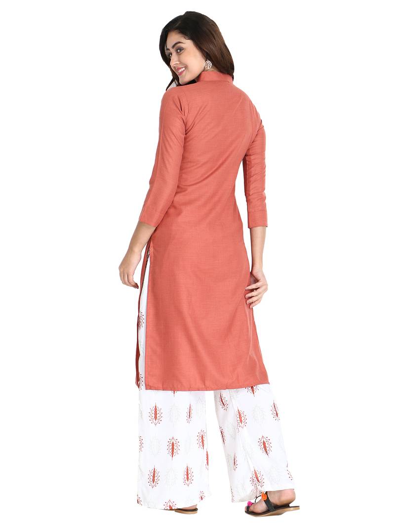 Women's Gajri Rayon kurti