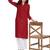 Women's Maroon Rayon kurti
