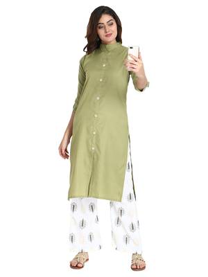 Women's Pista Rayon kurti 1