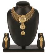 designer 1 Gram High Gold plated Necklace Set For Women