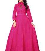 Women's Pink Rayon kurti