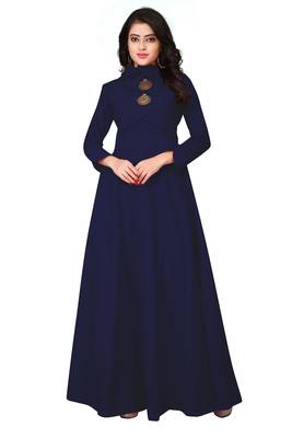 Women's Blue Rayon kurti 1