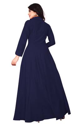 Women's Blue Rayon kurti 2