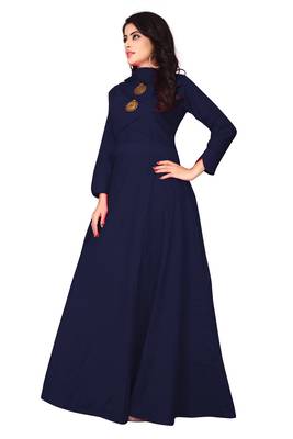Women's Blue Rayon kurti 3