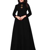 Women's Black Rayon kurti