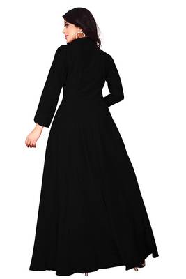 Women's Black Rayon kurti 2