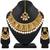 Kundan Pearl Studded Gold toned Necklace Set For Women