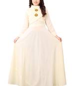 Women's White Rayon kurti