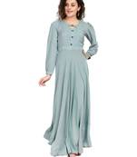 Women's Grey Rayon kurti