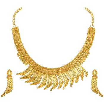Fancy One gram Gold plated Necklace Set 2