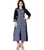 Women's Grey Rayon kurti