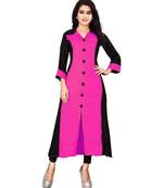 Women's Pink Rayon kurti